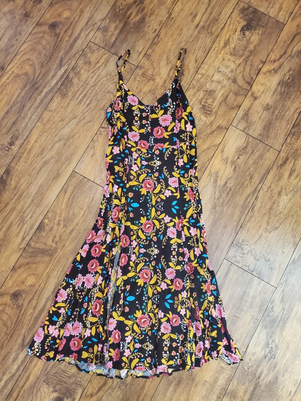 Express Floral Midi Sundress Size Small
